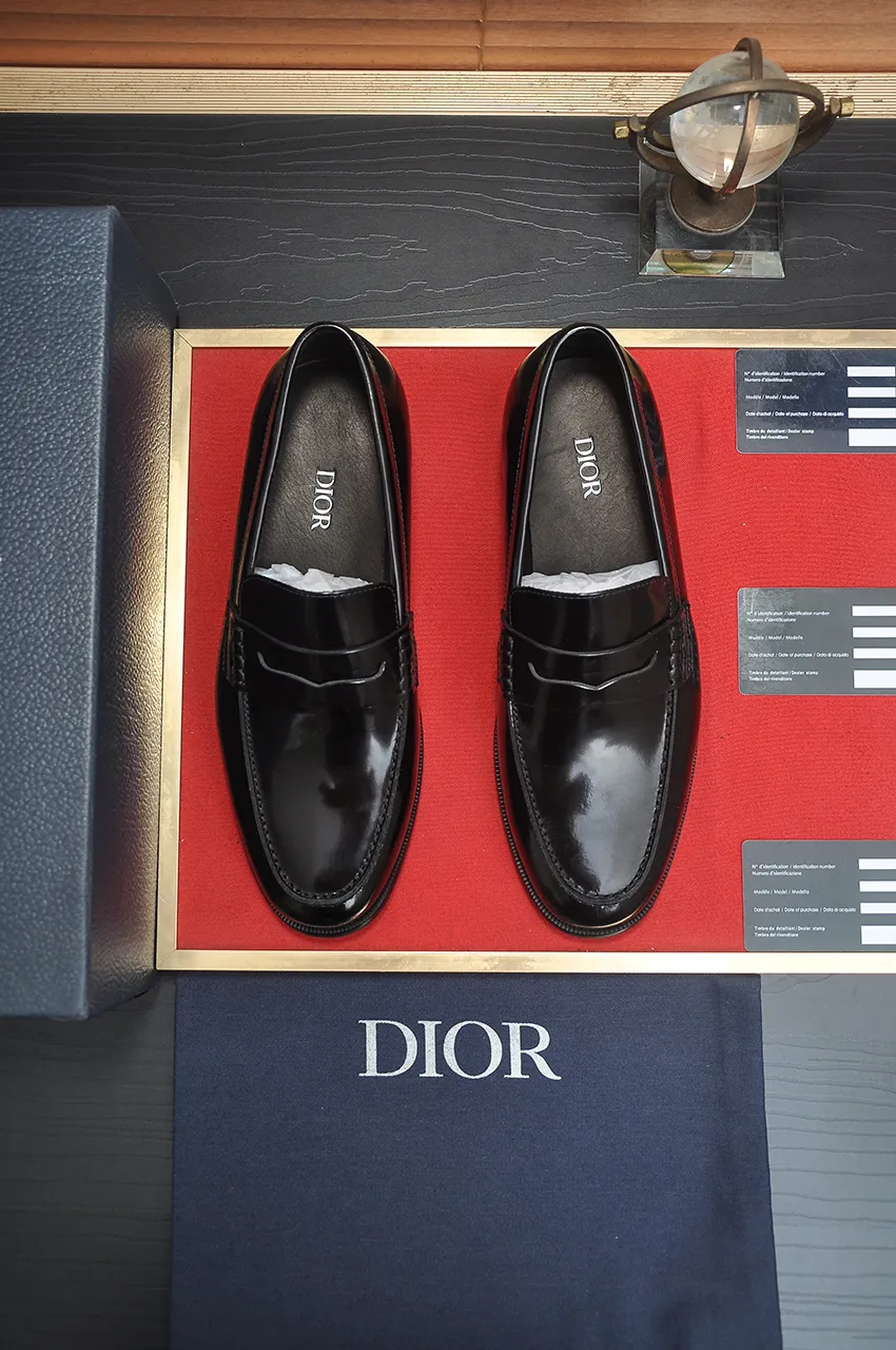 Men's shoes 💰580💶[Dior] (water-dyed cowhide lining) Dior original 1:1 high-quality factory, imported original materials, imported raw cowhide, water-dyed cowhide lining, original TPU outsole, code number: 39-44 (45 customized)